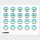 Katie Cat Personalisiert Stickers (Blatt)