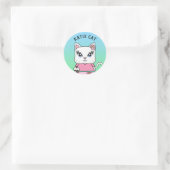 Katie Cat Personalisiert Stickers (Tasche)