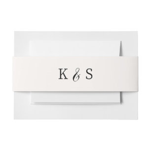 Katie Collection Mit Monogramm Wedding Einladungsbanderole