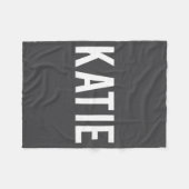 Katie - Cool New Funny Name Fan Gift Tee  Fleecedecke (Vorderseite (Horizontal))