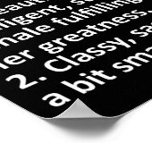 Katie Definition Personalisiert Name Funny Christm Poster (Ecke)