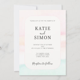 Katie - Einladung zur Hochzeit von Watercolor Past