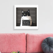 Katie is...ACCUSED Tasse Shoot on Leinwand (Insitu (Wohnzimmer))