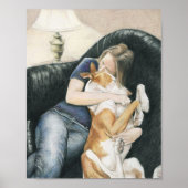 "Katie & Java" Art Print Poster (Vorne)