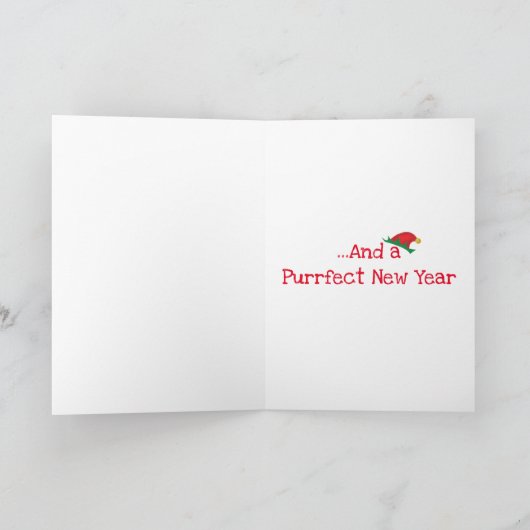 Katie kitten wünscht dir eine fröhliche Weihnachts Karte (Innenseite)