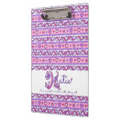 Katie Name bedeutet Herzbrief K Zwischenablage Klemmbrett (Links)