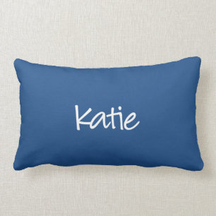 Katie Pillow - Modern Script Lendenkissen