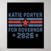 Katie Rter For Governor Of California Rter 2026 Poster (Vorne)