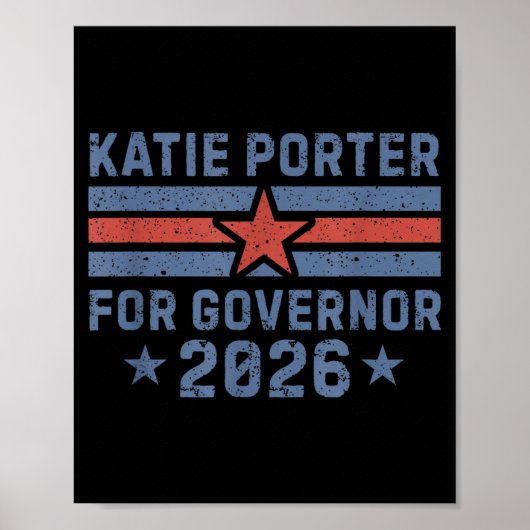 Katie Rter For Governor Of California Rter 2026 Poster (Vorne)