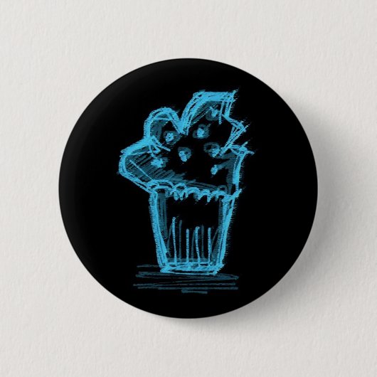 Katieboy Knopf-Kuchenblau Button (Vorderseite)