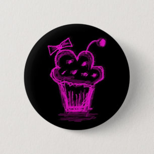 Katieboy Knopf-Kuchenrosa Button