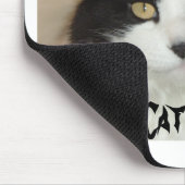 Katitude Katze mit Haltung Mousepad (Ecke)