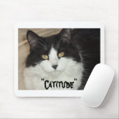 Katitude Katze mit Haltung Mousepad (Mit Mouse)