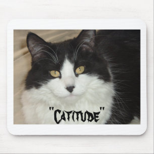 Katitude Katze mit Haltung Mousepad