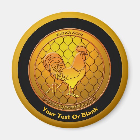 KatkaKoin Kryptowährung ICO Magnet (Vorne)