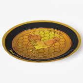 KatkaKoin Kryptowährung ICO Pappteller (Schrägansicht)