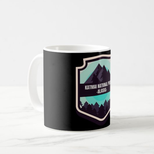 Katmai Alaska � Geist der Berge Kaffeetasse (Vorderseite Links)
