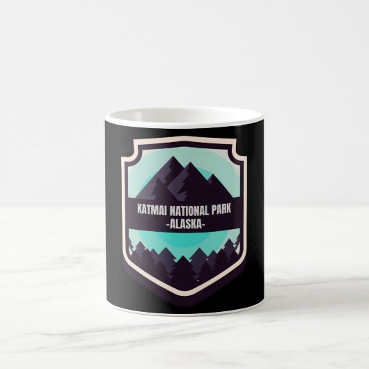 Katmai Alaska � Geist der Berge Kaffeetasse (Mittel)