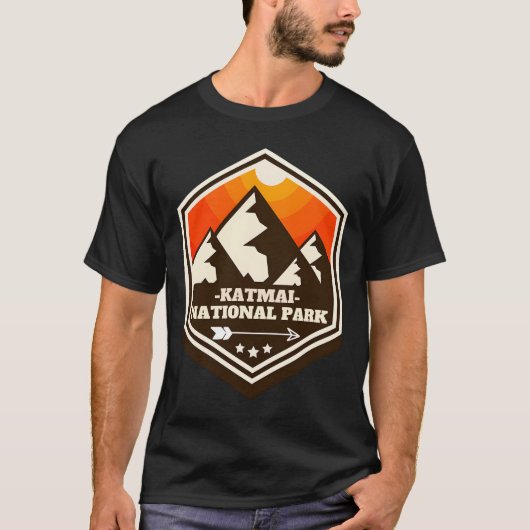 Katmai Alaska � Geist der Berge T-Shirt (Vorderseite)