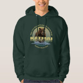 Katmai (Braunbär) WT Hoodie (Vorderseite)