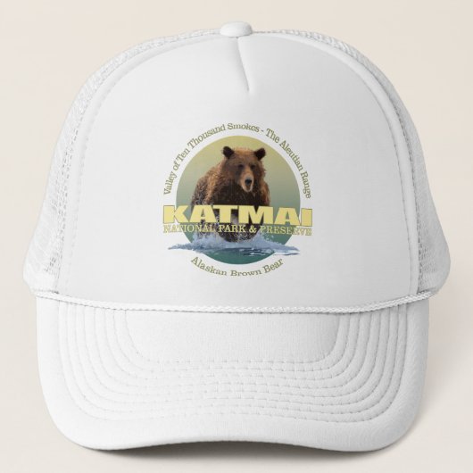 Katmai (Braunbär) WT Truckerkappe (Vorderseite)