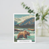 Katmai National Park, Alaska USA Postkarte (Stehend Vorderseite)