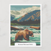 Katmai National Park, Alaska USA Postkarte (Vorderseite)