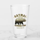Katmai National Park, Established 1918, Alaska Glas (Vorderseite)