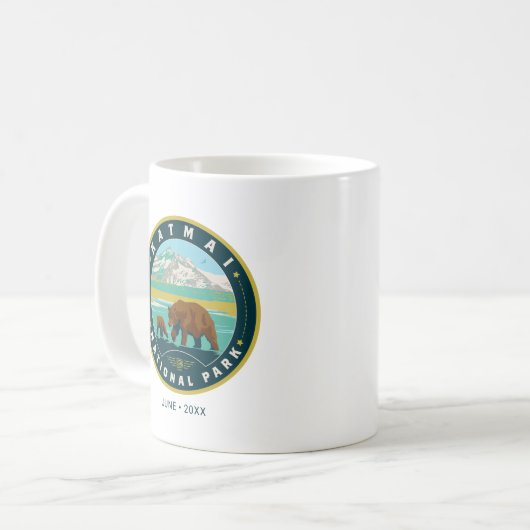 Katmai National Park Kaffeetasse (Vorderseite Links)