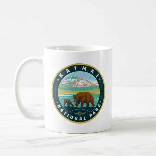 Katmai National Park Kaffeetasse (Links)