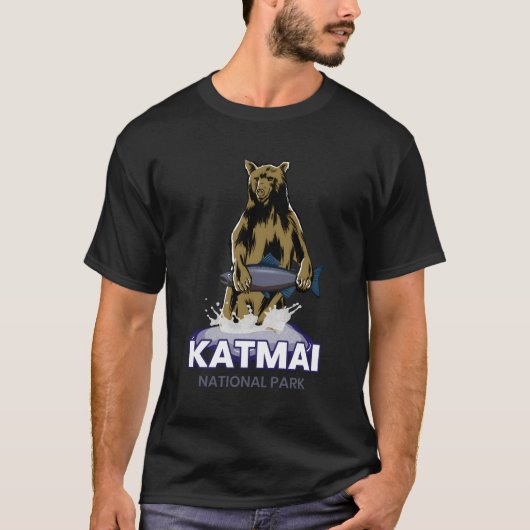 Katmai National Park Novelty T-Shirt (Vorderseite)