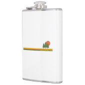 Katmai National Park Pine Trees Sun Flachmann (Links)