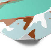 Katmai National Park Summit Krater Lake Alaska Poster (Ecke)