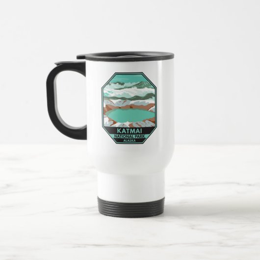 Katmai National Park Summit Krater Lake Alaska Reisebecher (Links)