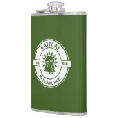 Katmai National Park Sun Trees Flachmann (Links)