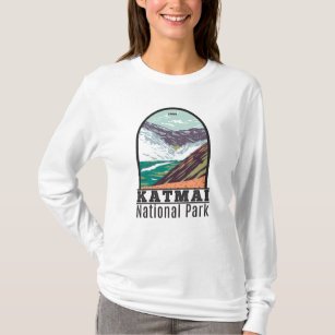 Katmai National Park Ten Tausend Raucher Vintag T T-Shirt
