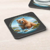 Katmai National Park und Preserve Getränkeuntersetzer (Linke Seite)