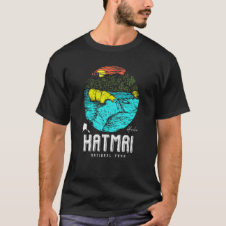 Katmai National Park Vintage Bear Fishing Outfit A T-Shirt