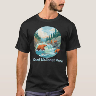 Katmai-Nationalpark Alaska Brooks Falls Lachse T-Shirt