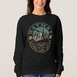 Katmai Nationalpark Alaska Vintage Look 3 Sweatshirt