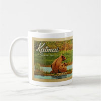 Katmai-Nationalpark Bären Vintage