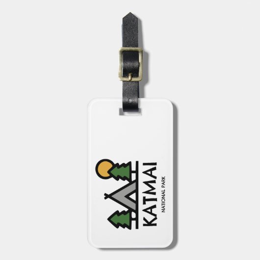 Katmai Nationalpark Gepäckanhänger (Vorderseite vertikal)