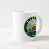 Katmai Nationalpark Jumbo-Tasse (Vorderseite Rechts)
