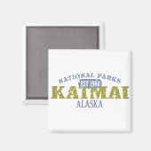 Katmai Nationalpark Magnet (Vorderseite/Rückseite)