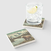 Katmai Nationalpark Steinuntersetzer (Seitenansicht)