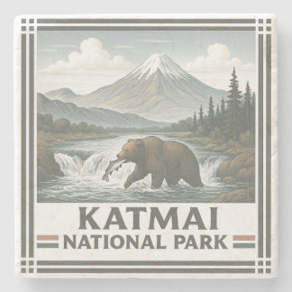 Katmai Nationalpark Steinuntersetzer