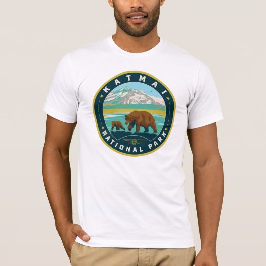 Katmai Nationalpark T-Shirt (Vorderseite)