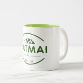 Katmai Nationalpark Zweifarbige Tasse (VorderseiteRechts)