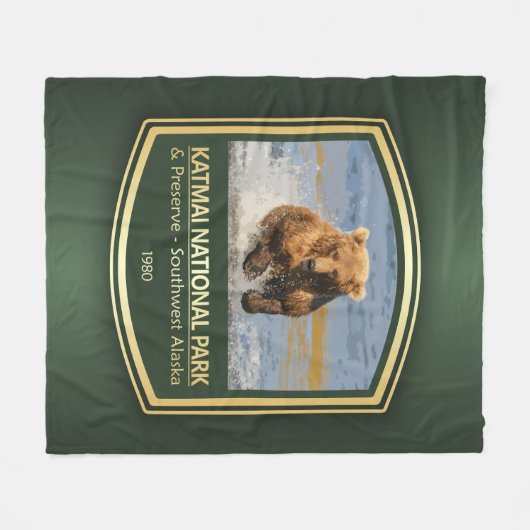 Katmai NP (PF1) Fleecedecke (Vorderseite (Horizontal))