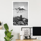 Katmai Vulkan Alaska 1913 Poster (Heimbüro)